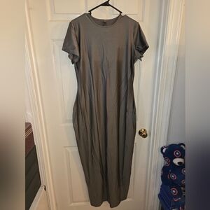 Skims Gray Women's Maxi Dress